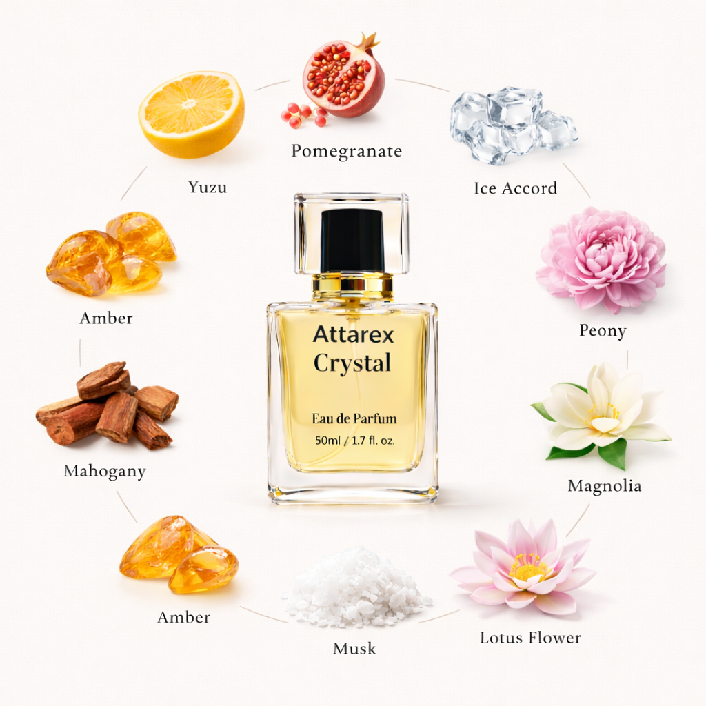 Crystal perfume – elegant fragrance inspired by versace bright crystal for women % Crystal perfume – elegant fragrance inspired by versace bright crystal for women - image 2
